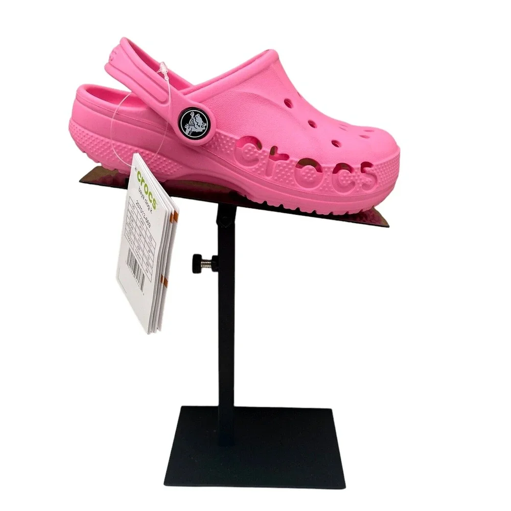 Crocs Little Girls Slip on Clogs Size 11 Pink Water Friendly Lightweight & Comfy